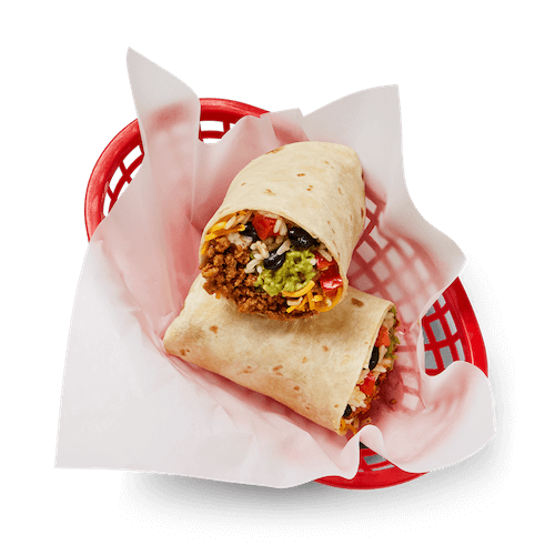 Seasoned Ground Beef Burrito